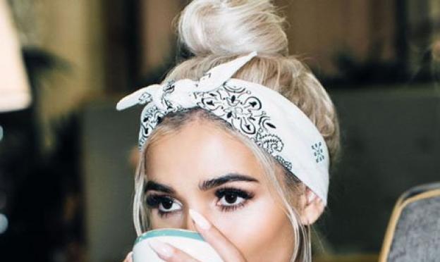 Hair care Hairstyle with bandana